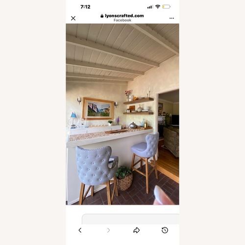 Used Pair of Bar height swivel Barstools for sale on AptDeco