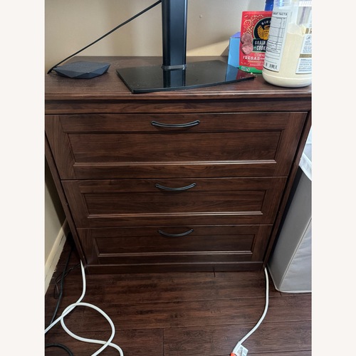 Used IKEA SONGESAND Dark Brown Wood Dresser for sale on AptDeco