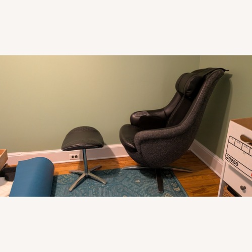 Used Nouhaus Modern Massage Chair and Ottoman for sale on AptDeco