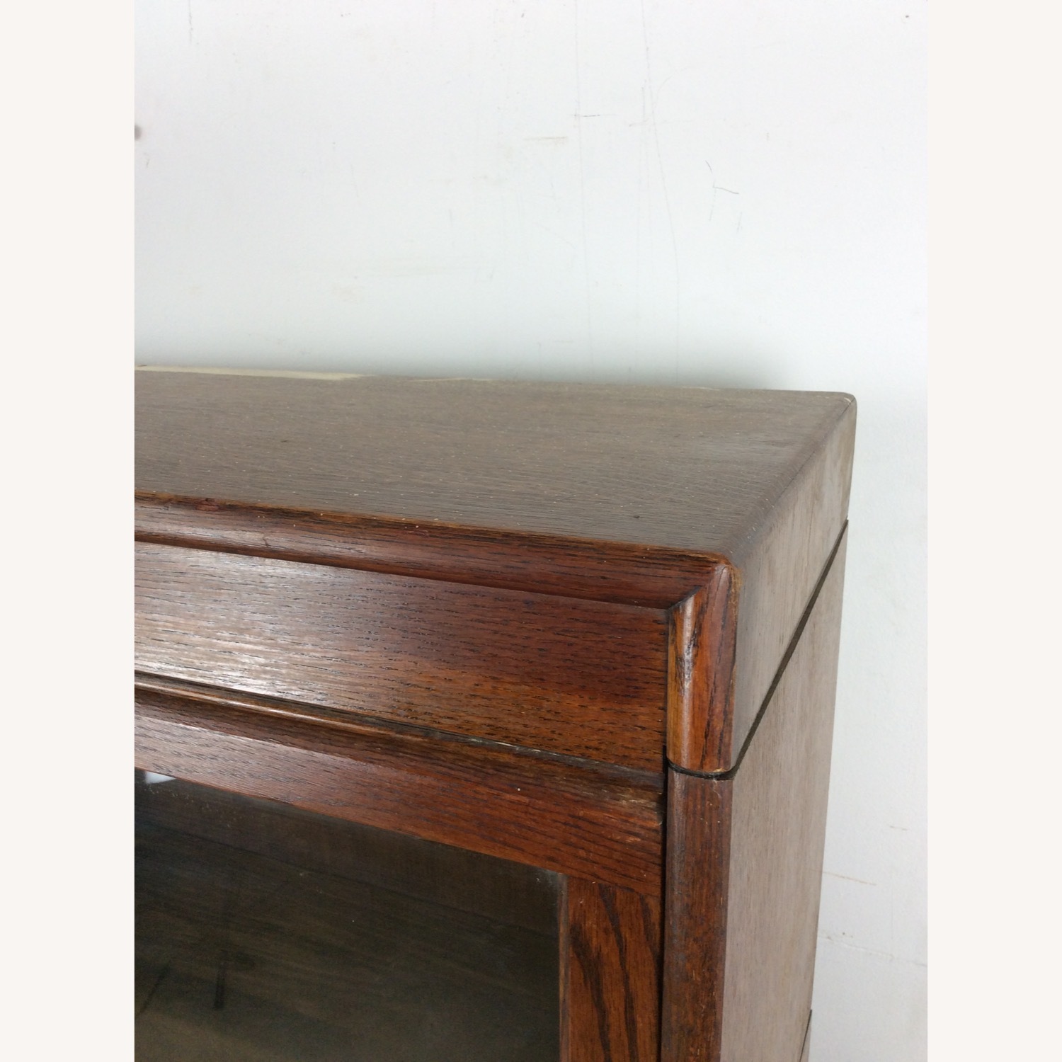 Antique Oak 4 Stack Barrister Bookcase - image-3