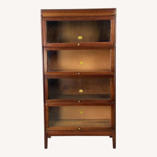 Used Antique Oak 4 Stack Barrister Bookcase for sale on AptDeco