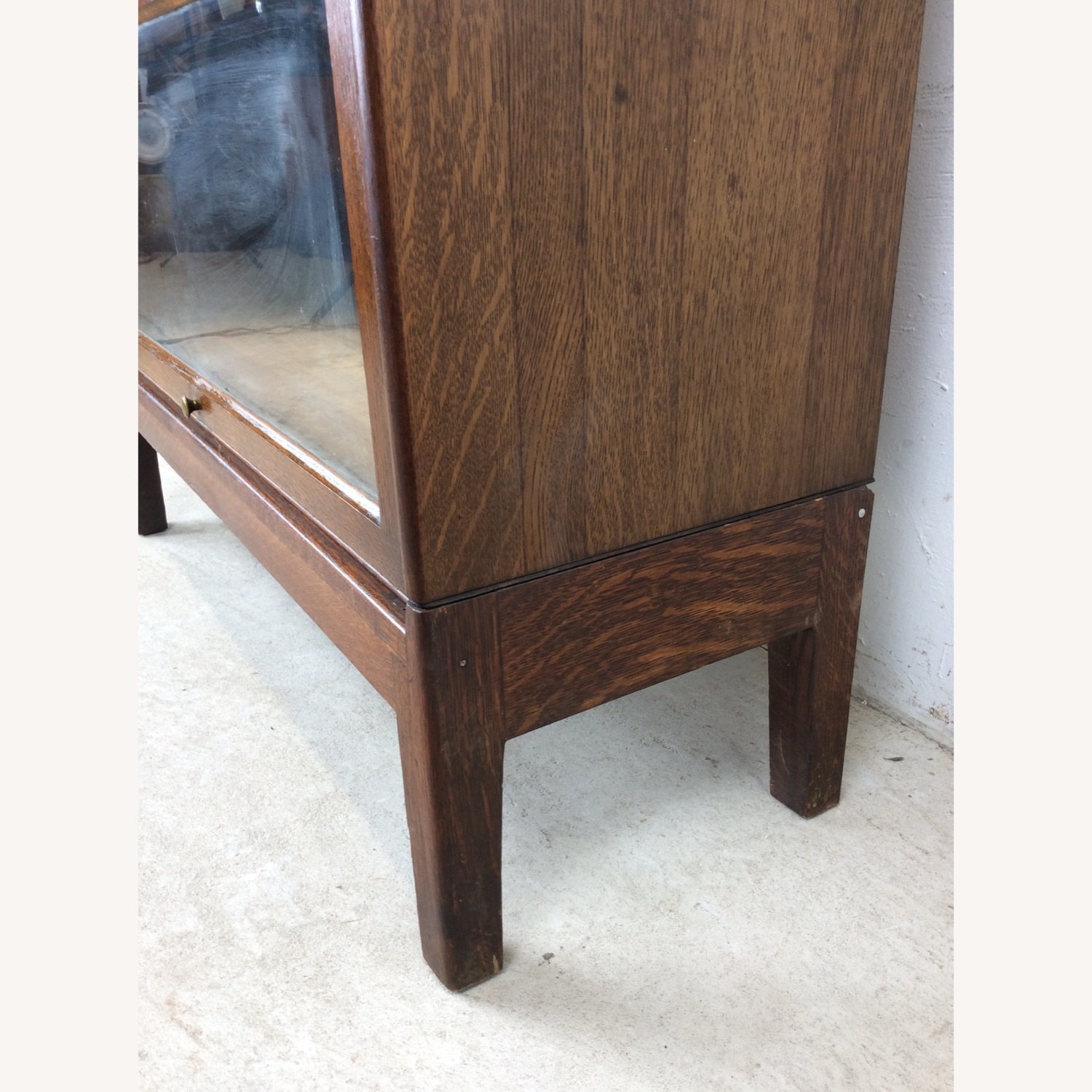 Antique Oak 4 Stack Barrister Bookcase - image-10