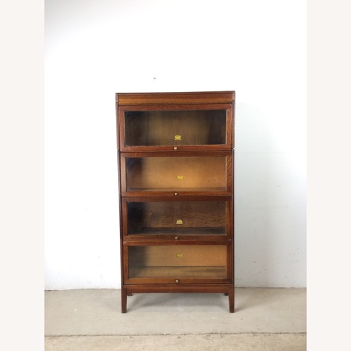 Used Antique Oak 4 Stack Barrister Bookcase for sale on AptDeco