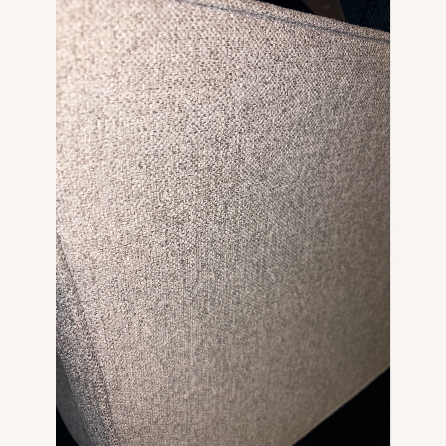West Elm Light Gray Fabric Armchair - image-4