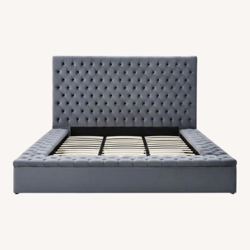Used Wayfair Storage Bed Platform Frame King  for sale on AptDeco