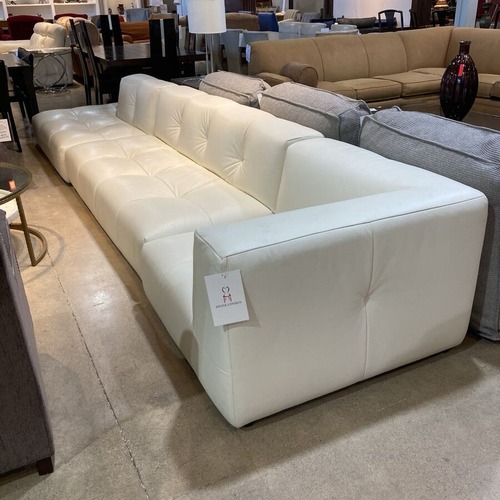 Used Roche Bobois Sleek Modern Leather 3pc Sectional for sale on AptDeco
