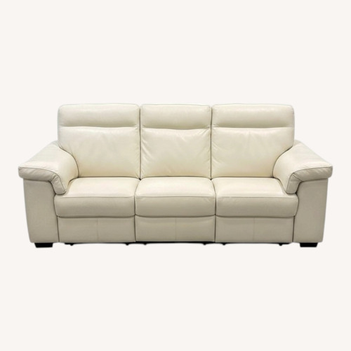 Used 3-Seat Leather Brivido Reclining Sofa for sale on AptDeco