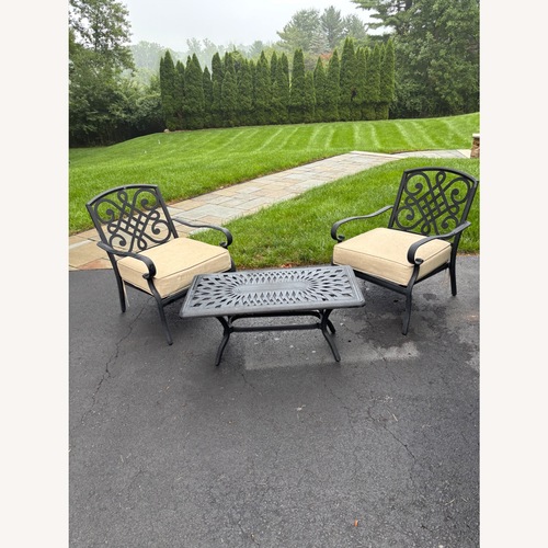 Used Elegant 4 Piece Patio Set for sale on AptDeco