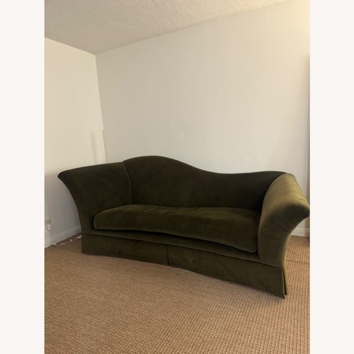 Used Taylor Made Custom Furniture Green Chaise Lounge for sale on AptDeco