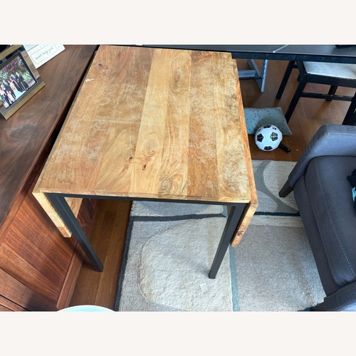 Used West Elm Box Frame Drop Leaf Extendable Table (24"–48") for sale on AptDeco