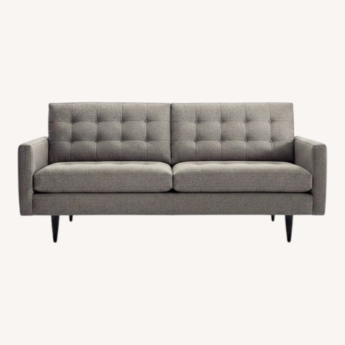 Used Crate & Barrel Blue Fabric 2 Seater Sofa for sale on AptDeco