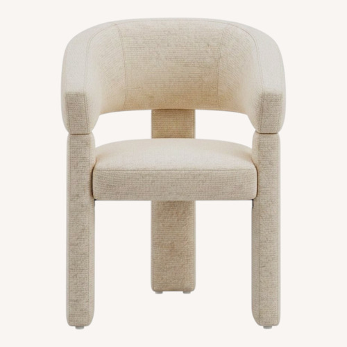 Used Wayfair George Oliver Beige Dining Chair Set (4 Chairs) for sale on AptDeco