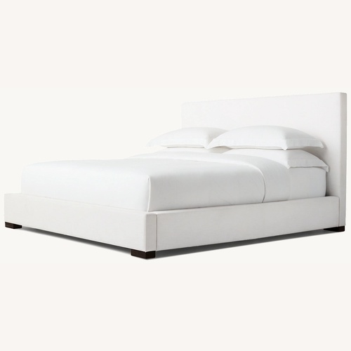 Used Restoration Hardware Modena Fabric Panel King Bed for sale on AptDeco