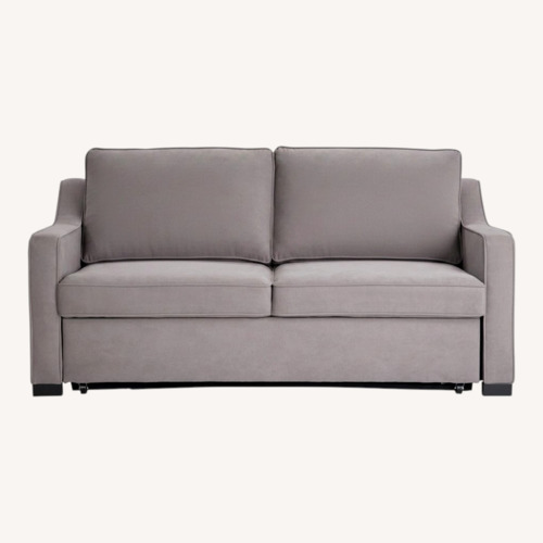 Used Bob's Discount Furniture Bob-O-Pedic® Gray 73'' Queen Pop-Up Sleeper Sofa for sale on AptDeco