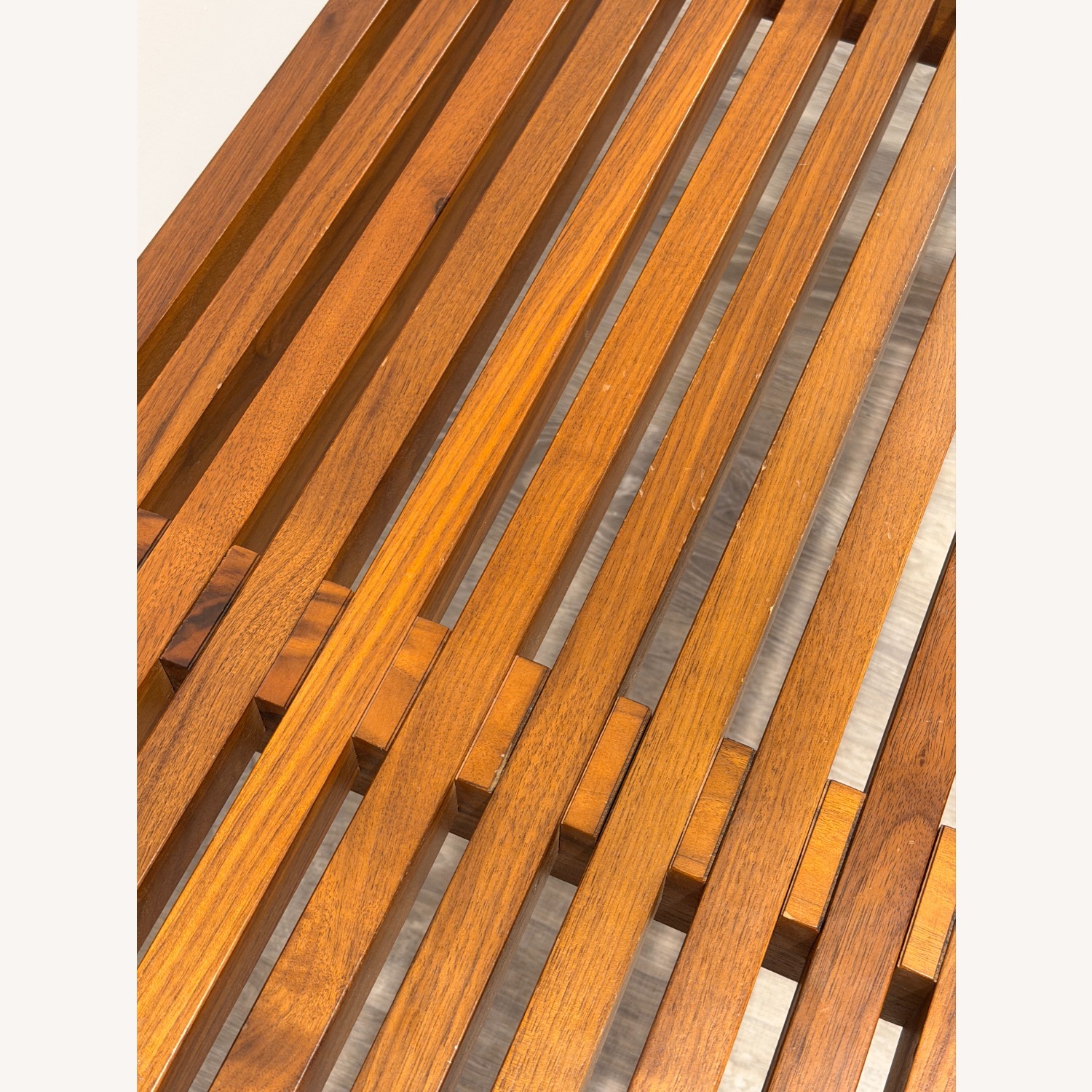 Crate & Barrel Tate Slatted Bench - image-4