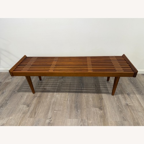 Used Crate & Barrel Tate Slatted Bench for sale on AptDeco