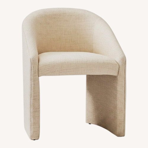 Used West Elm Adler Dining Chair Sand, Deco Weave for sale on AptDeco