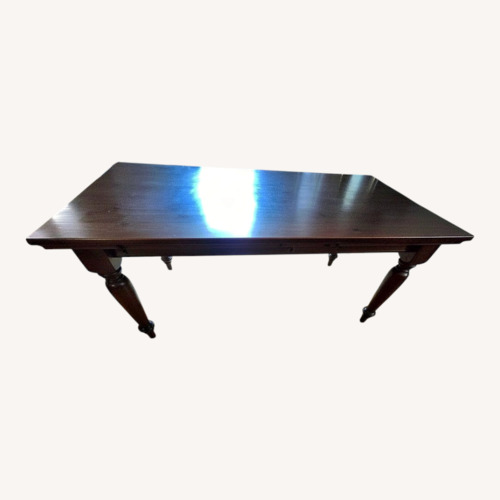 Used Vintage/Antique Finds Dark Brown Dining Table for sale on AptDeco