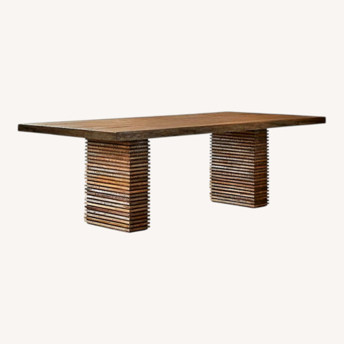 Used Crate & Barrel Paloma Rectangular Dining Table for sale on AptDeco