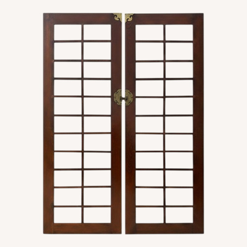 Used Dark Brown Wood Room Dividers for sale on AptDeco