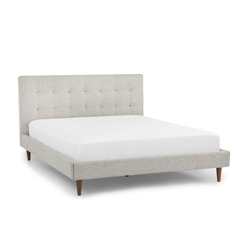 Used Article Sven Gray Tufted Queen Bed for sale on AptDeco