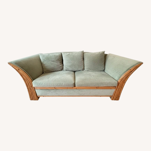 Used 1970’s Vintage Green Sofa for sale on AptDeco