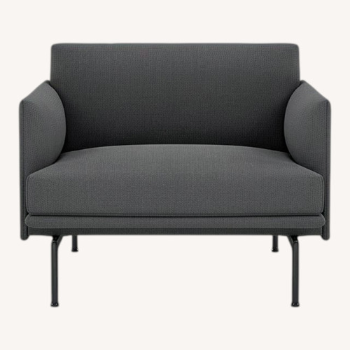 Used Muuto Blue 2 Seater Sofa for sale on AptDeco