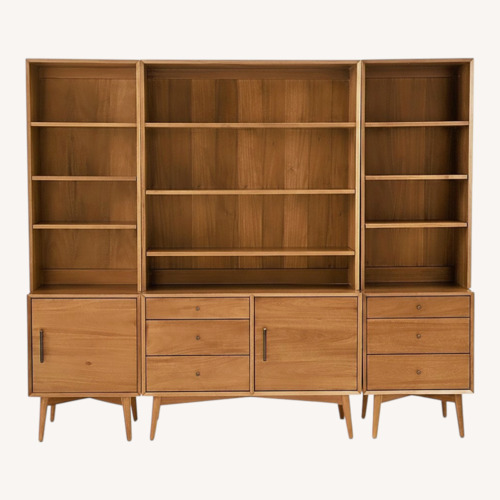 Used West Elm Mid-Century Media 6-Piece Set – Acorn for sale on AptDeco