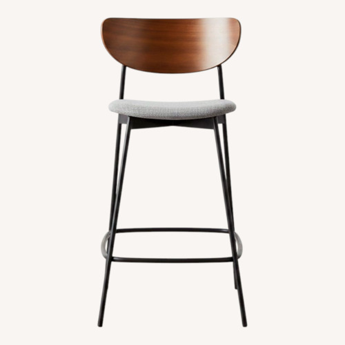 Used Pair of West Elm Modern Petal Counter Stools for sale on AptDeco