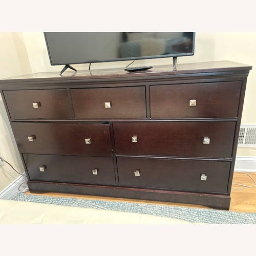 Used Dark Brown Wood Dresser for sale on AptDeco