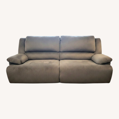 Used Set of 2- Reclining Sofas, Dark Grey for sale on AptDeco