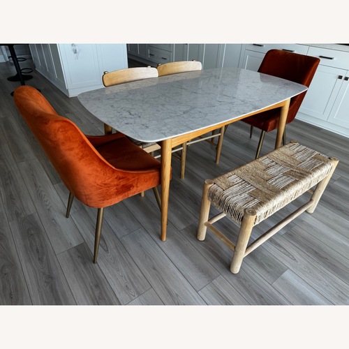 Used Castlery Marble Dining Set for sale on AptDeco