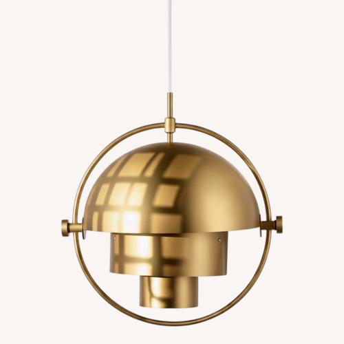 Used The Spirale Classic Modern Brass Pendant Light for sale on AptDeco
