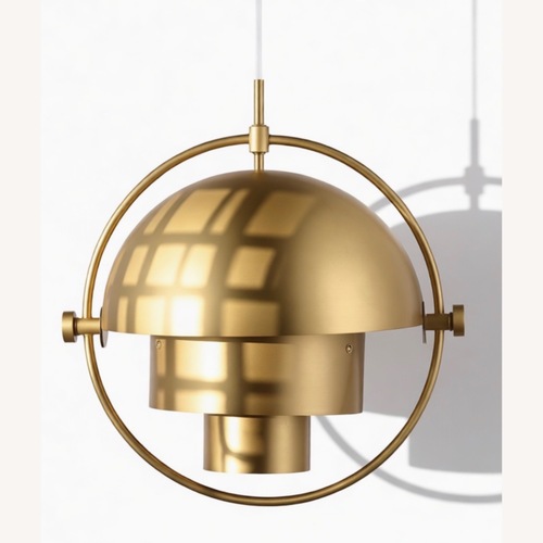 Used The Spirale Classic Modern Brass Pendant Light for sale on AptDeco