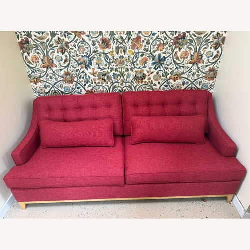 Used Bannister Queen Sleeper Sofa - Pomegranate for sale on AptDeco