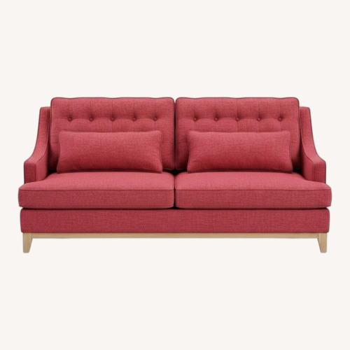 Used Bannister Queen Sleeper Sofa - Pomegranate for sale on AptDeco