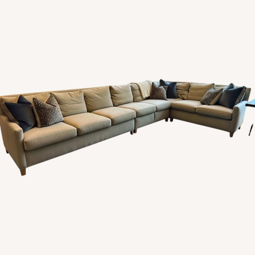Used Lee Industries Natural Fabric 3+ Piece Sectional for sale on AptDeco
