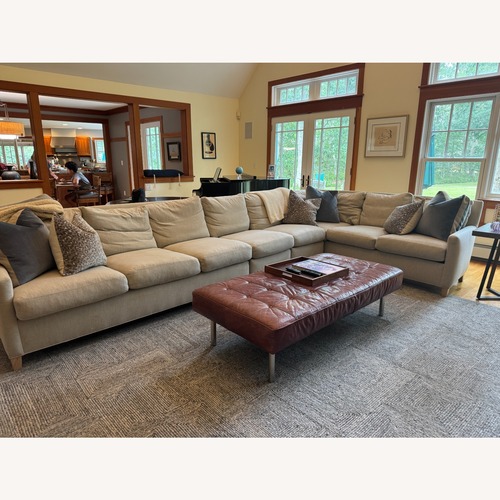 Used Lee Industries Natural Fabric 3+ Piece Sectional for sale on AptDeco
