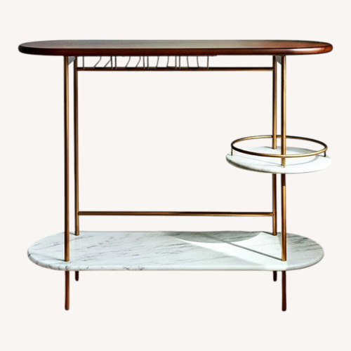 Used West Elm Tiered Bar Console (40") for sale on AptDeco