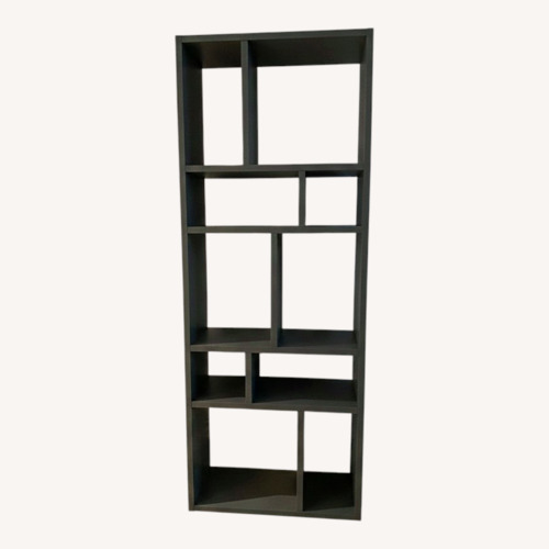 Used 3 Dark Gray Wood Bookcases for sale on AptDeco