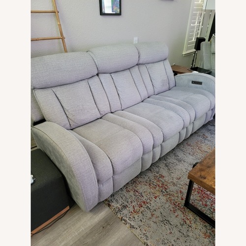 Used Rooms To Go Copperfield Dual Reclining Sofa for sale on AptDeco