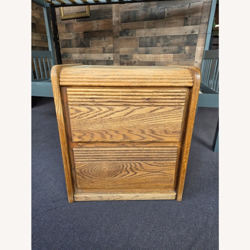 Used Vintage Solid Oak Nightstands for sale on AptDeco