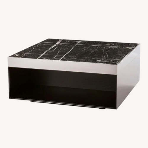 Used Minotti Black Marble Coffee Table for sale on AptDeco