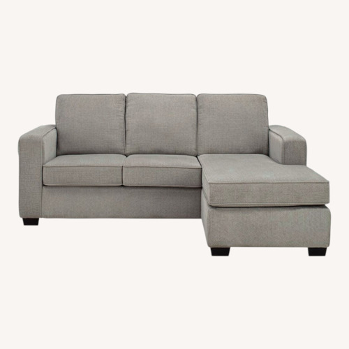 Used Raymour & Flanigan Sleeper Sofa with a Sectional Piece Queen Size for sale on AptDeco