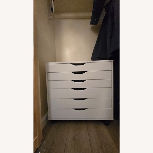 Used IKEA White Wood Media Storage for sale on AptDeco