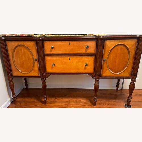 Used Vintage Colonial Revival Wood Sideboard for sale on AptDeco