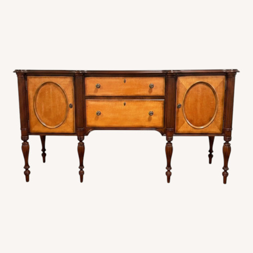 Used Vintage Colonial Revival Wood Sideboard for sale on AptDeco
