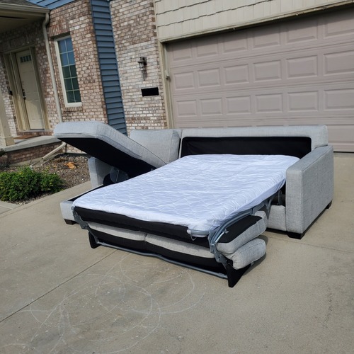 Used West Elm Henry 113" Sleeper Sectional Couch for sale on AptDeco
