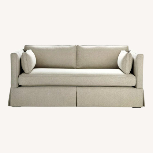 Used Gabby Light Gray Fabric Loveseat for sale on AptDeco