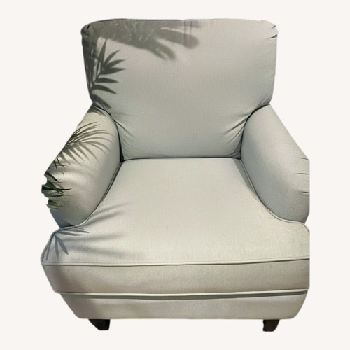 Used Blue Fabric Armchair for sale on AptDeco